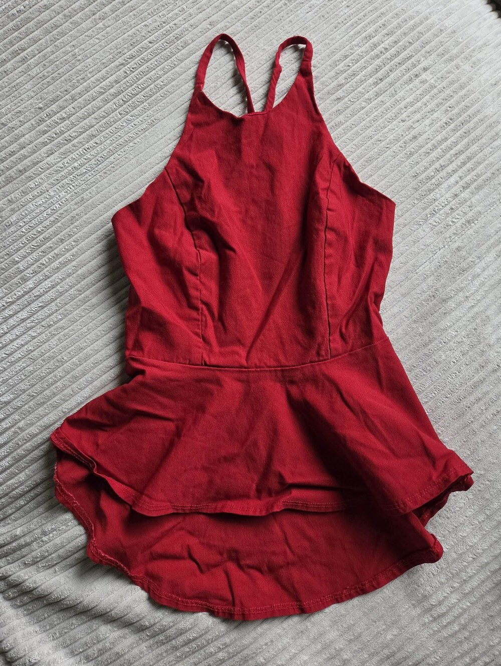 Red Halter Top